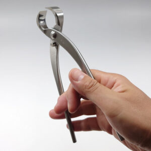 Cortador de raíces para bonsái pequeño -acero inoxidable- (KANESHIN) «Longitud 180 mm»